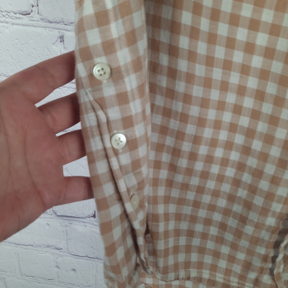 Madewell Courier Side Button Shirt in Gingham - Picture 8 of 11